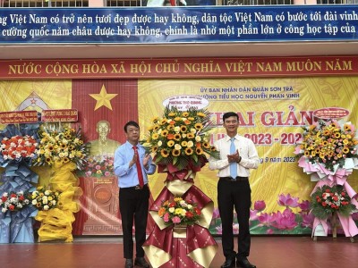 Trường Tiểu học Nguyễn Phan Vinh tổ chức Lễ khai giảng năm học 2023 - 2024