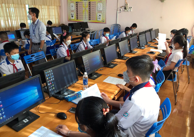 Kết quả Hội thi Tin học trẻ cấp Quận năm học 2021 - 2022